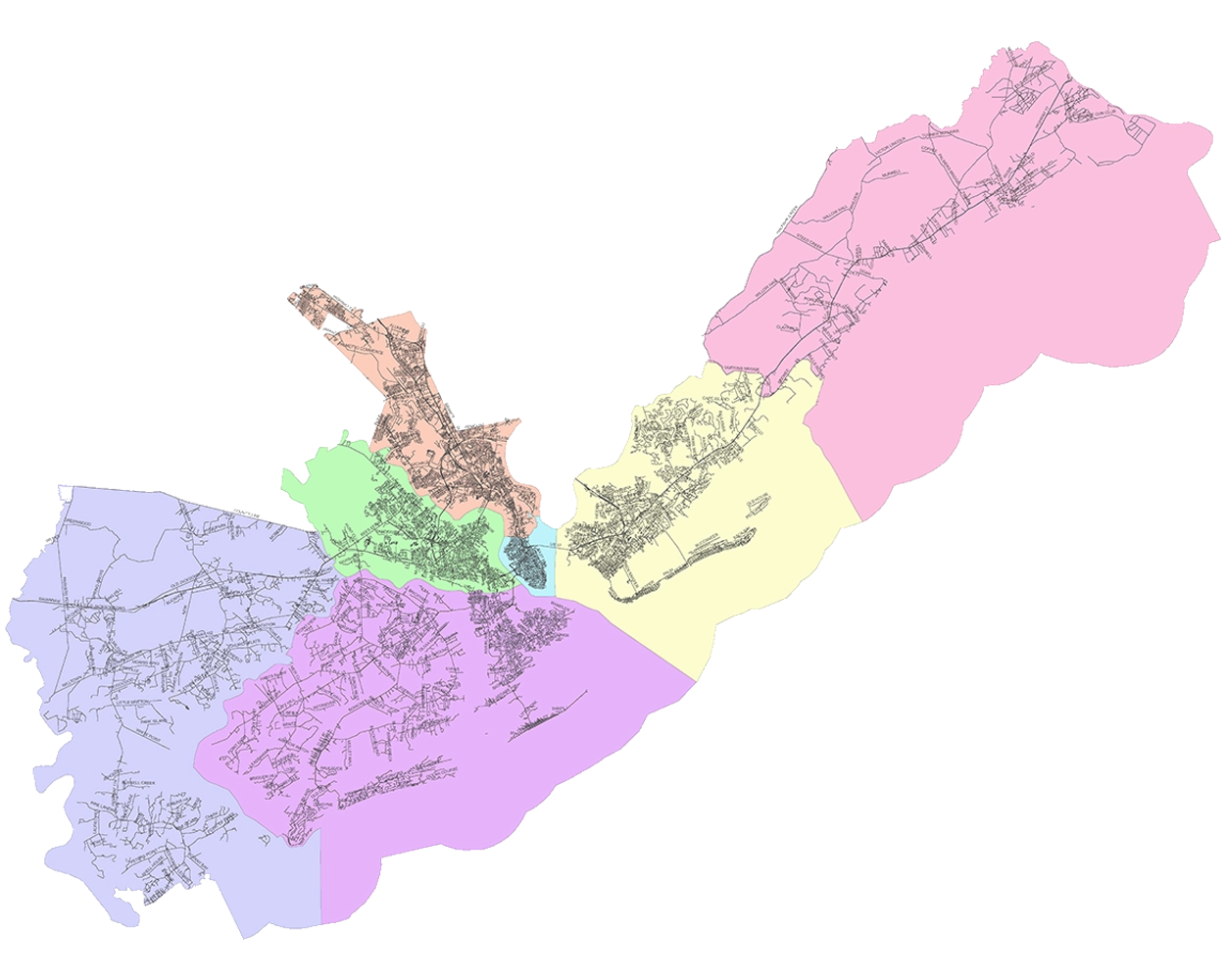 Magistrate Jury Areas - Charleston County